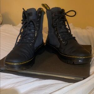 Dr martens black boots size 8